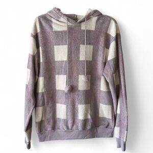 Soft Checkered Hoodie
